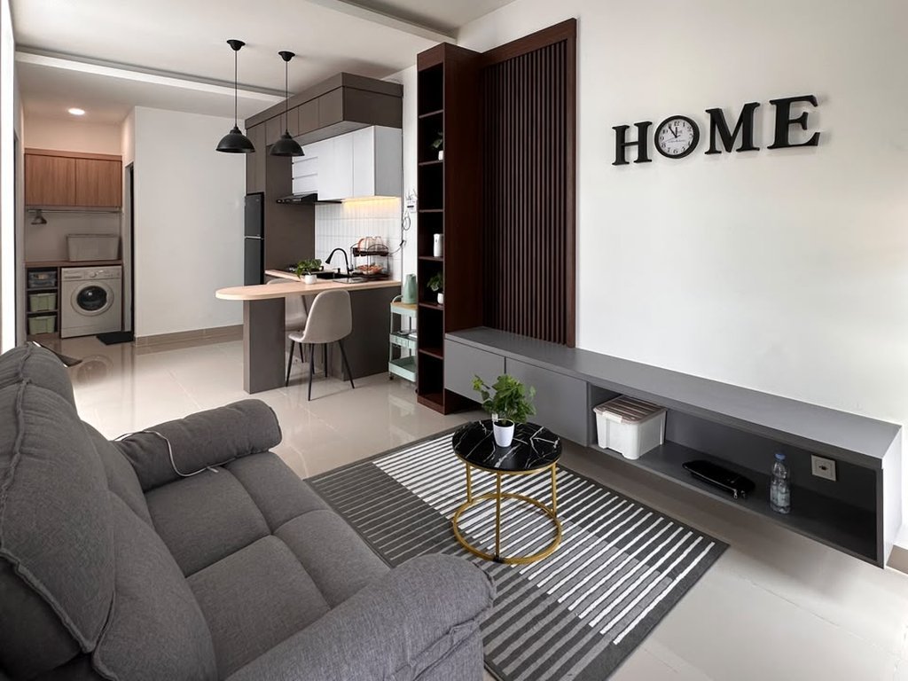 Nawasena tipe 45, ruang tamu full furnish